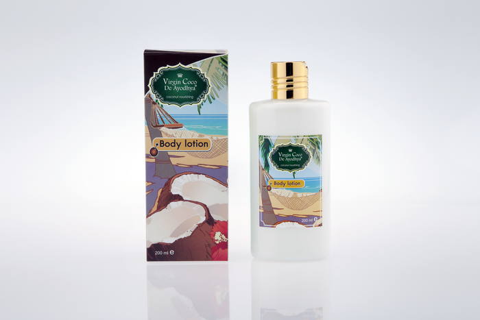 De Ayodhya Virgin Coconut Body Lotion