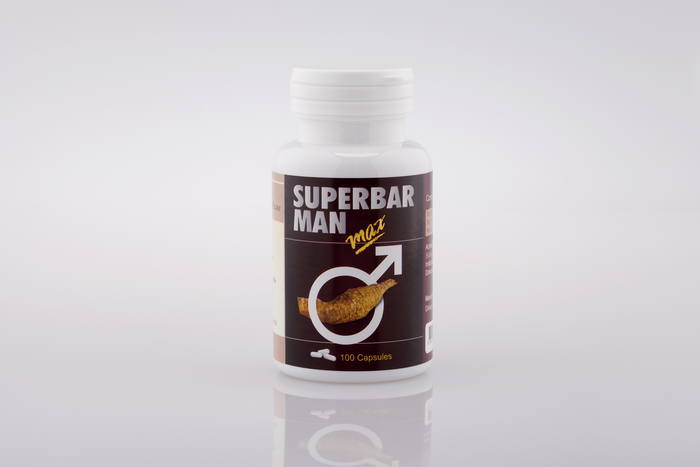 Super Bar Man 500 Mg. 100 Capsules